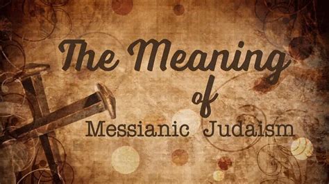 what is the meaning of messianic